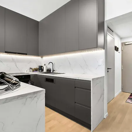 Metropolis Retreat With Balcony And Parking Apartment *